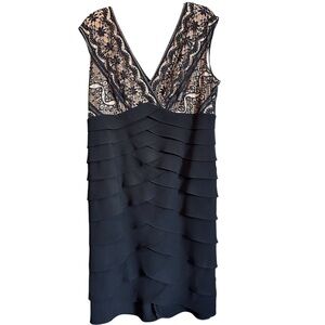 Jessica Howard Formal Dress w/ lace and chiffon EUC